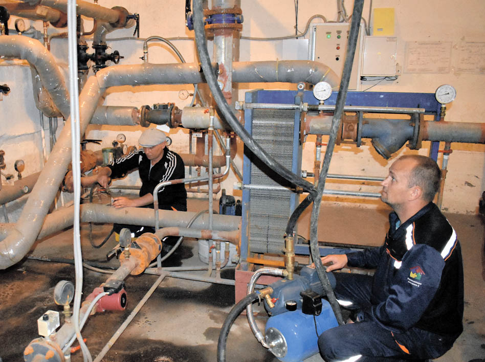 Гидравлическое испытание системы отопленияжилого дома